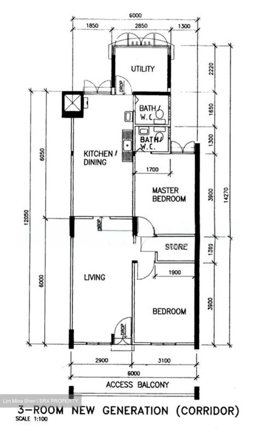 Blk 301 Ang Mo Kio Avenue 3 (Ang Mo Kio), HDB 3 Rooms #584497341